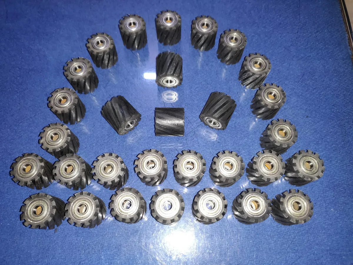 Industrial Grooved Rubber Coated Wheels